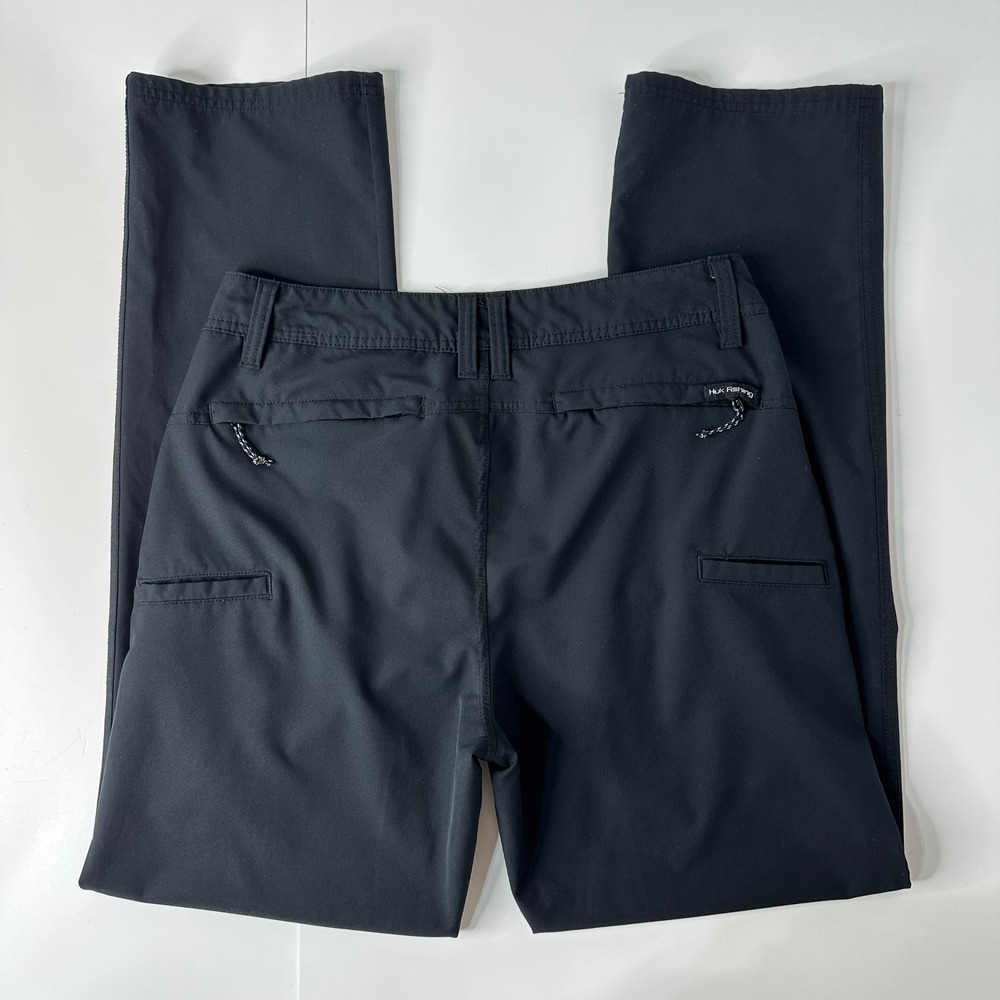 Huk Performance Fishing Pants Black Quick Dry Lightweight Outdoor Mens 30 - Picture 3 of 15